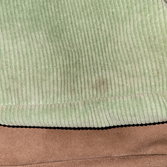 JanSport Green Corduroy Backpack - Picture 2 of 6